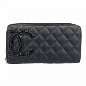 Pre Loved chanel Women Black Wallets